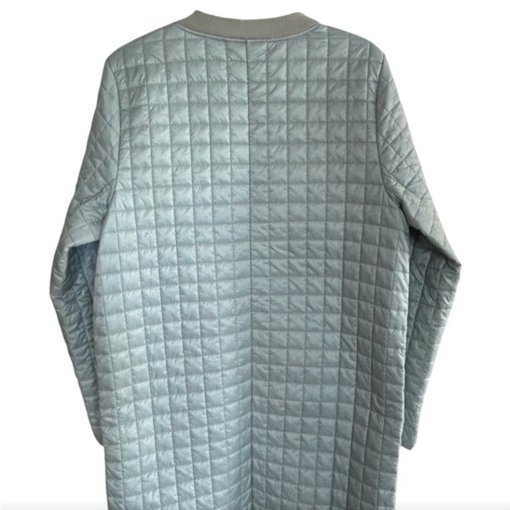 Athleta Light Green Quilted Puffer Jacket - Picture 3 of 6